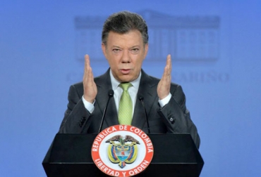 El presidente de la Cámara Gremial de la Leche señaló que el agro necesita más atención de la que recibe actualmente. Foto: Presidencia. Juan Manuel Santos, presidente de Colombia