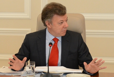 Ante la polémica desatada por la propuesta, el presidente, Juan Manuel Santos, descartó la iniciativa. Foto: SIG. Juan Manuel Santos