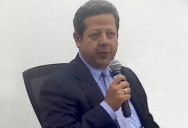 Luis Enrique Dussan visitño las instalaciones de Fedegán en días pasados. Foto: CONtexto ganadero. Luis Enrique Dussan