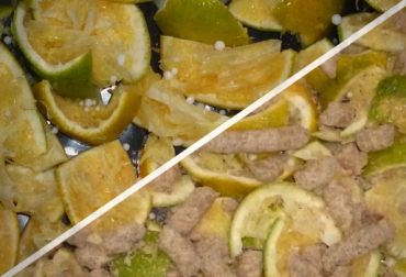 Las 2 dietas que serán analizadas son con sacha inchi y urea. Foto: Alejandra Giraldo Tamayo. Ensilaje de naranja