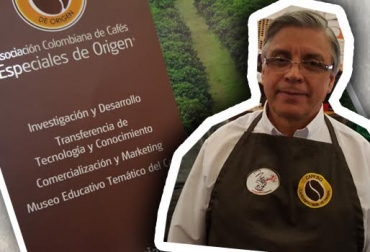 Nelson Moya, representante legal la Asociación Colombiana de Cafés Especiales de Origen de Colombia. Foto: CONtexto ganadero. café colombiano
