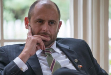 John Capper, embajador de Nueva Zelanda en Chile, concurrente en Colombia. Foto: La Comuna. lechería colombiana