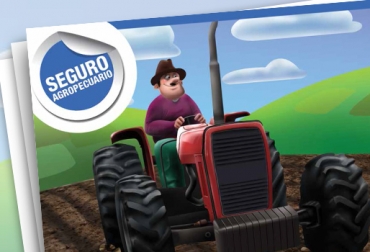 Carátula de la cartilla que difunde Finagro y Fasecolda sobre seguro agropecuario. Foto: CONtexto Ganadero. Seguro agropecuario en Colombia