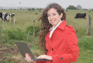 Alonsperez considera que se vienen años de mucha innovación tecnológica en el sector rural. Foto: Cortesía. victoria alonzoperez chipsafer