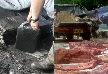 Los contrabandistas ingresan los productos en las peores condiciones imaginables para el consumo humano. Foto: CONtexto Ganadero. Modalidades de contrabando